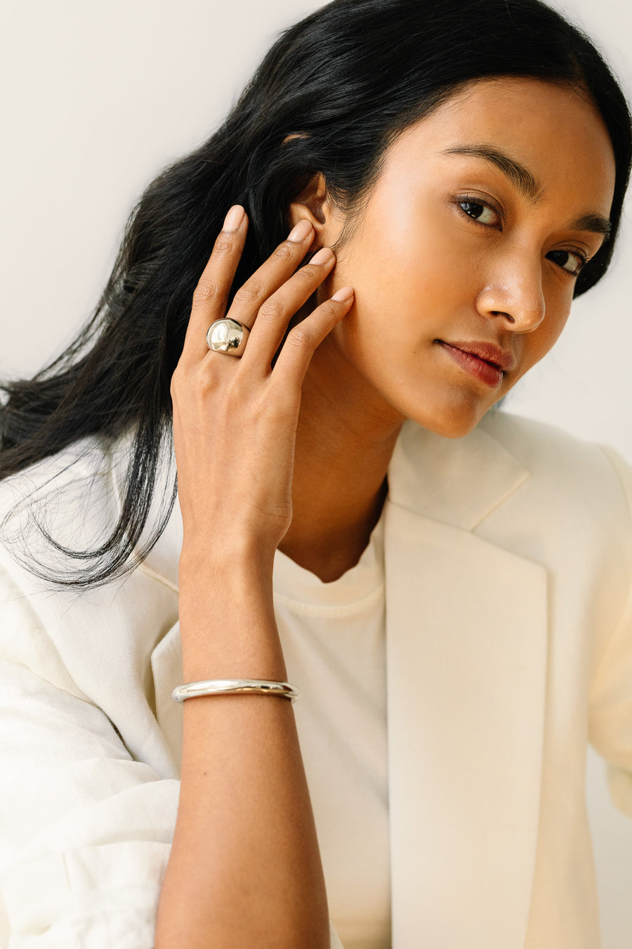 Smooth Kumi Cuff, ethical jewellery online by Ashepa