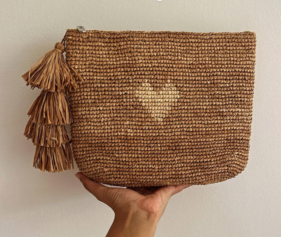 LOVE CLUTCH LARGE - TEA