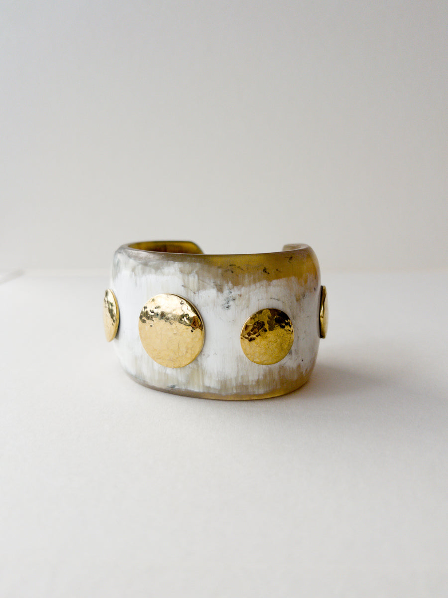 Penda Disc Cuff White