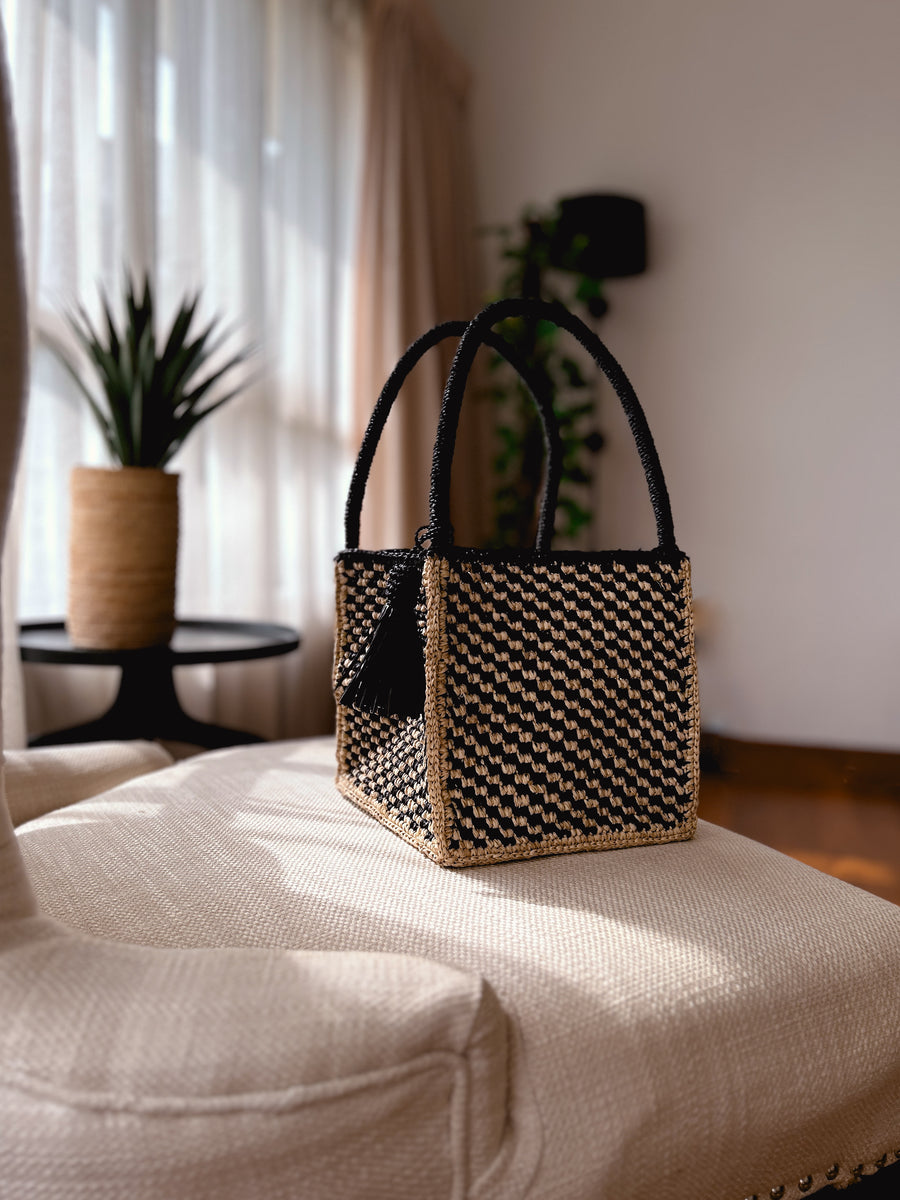 The Cheeky Boxy Bag- Checkered