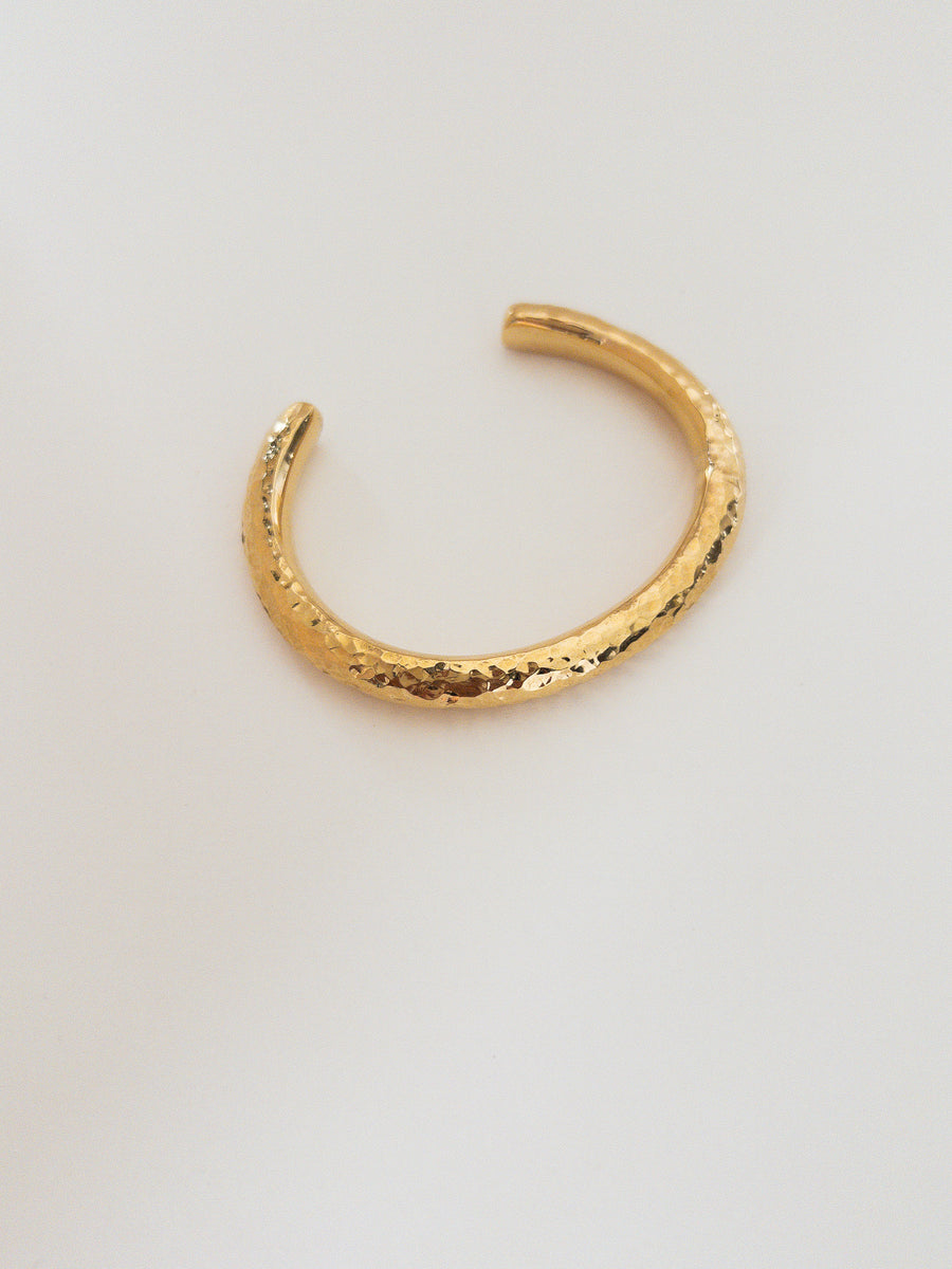 Hammered Kumi Cuff Gold