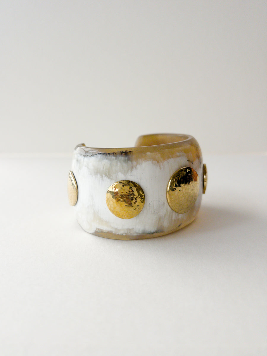 Penda Disc Cuff White