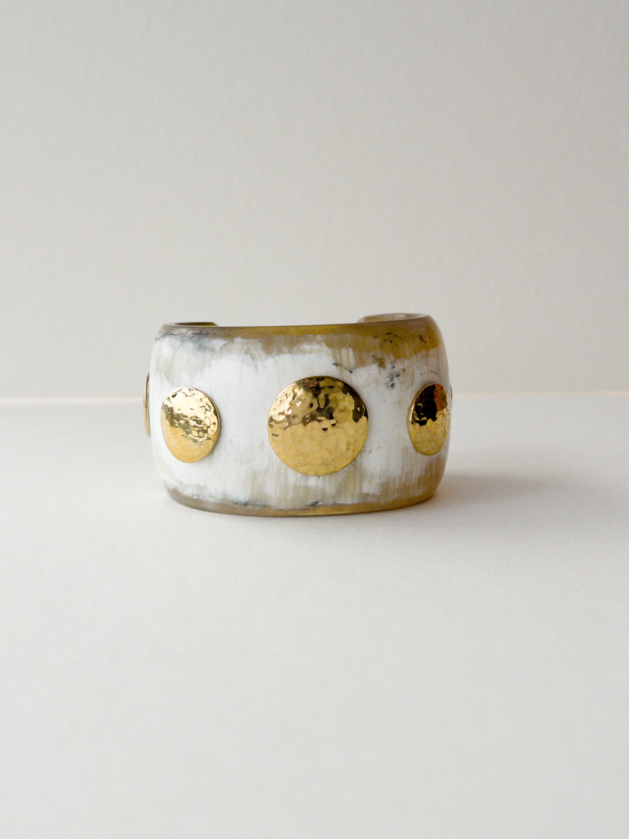 Penda Disc Cuff White