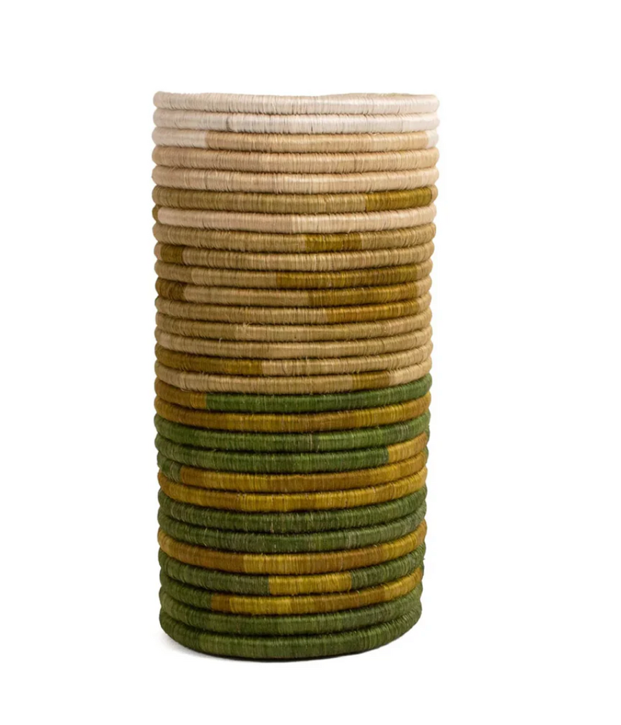 Restorative Greens Vessel - 8" Cylindrical Vase