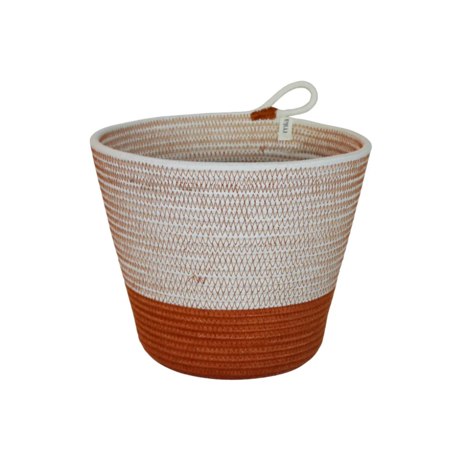 Planter basket in Nutmeg